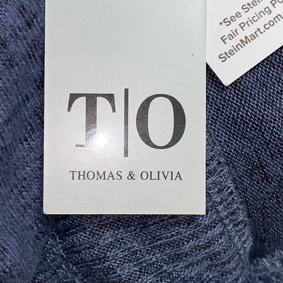Thomas & Olivia XL Cowl Neck Sweater Heather Blue - Picture 8 of 9